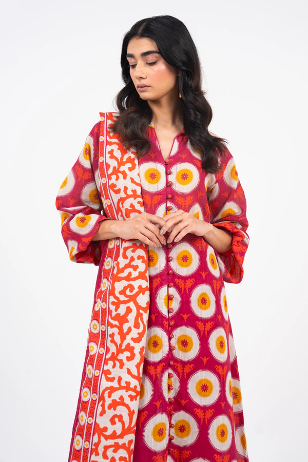 Al Karam Printed Khadar 3PCS